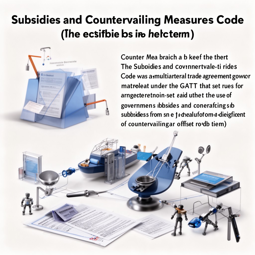 AI-generated illustration of Subsidies and Countervailing Measures Code