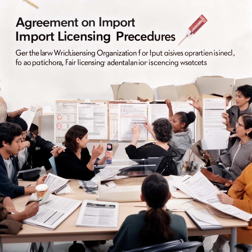 AI-generated illustration of Agreement on Import Licensing Procedures
