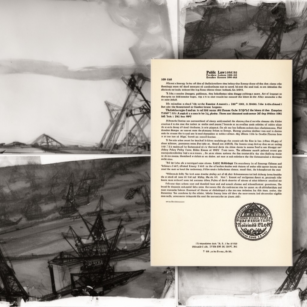 AI-generated illustration of Public Law 109-58