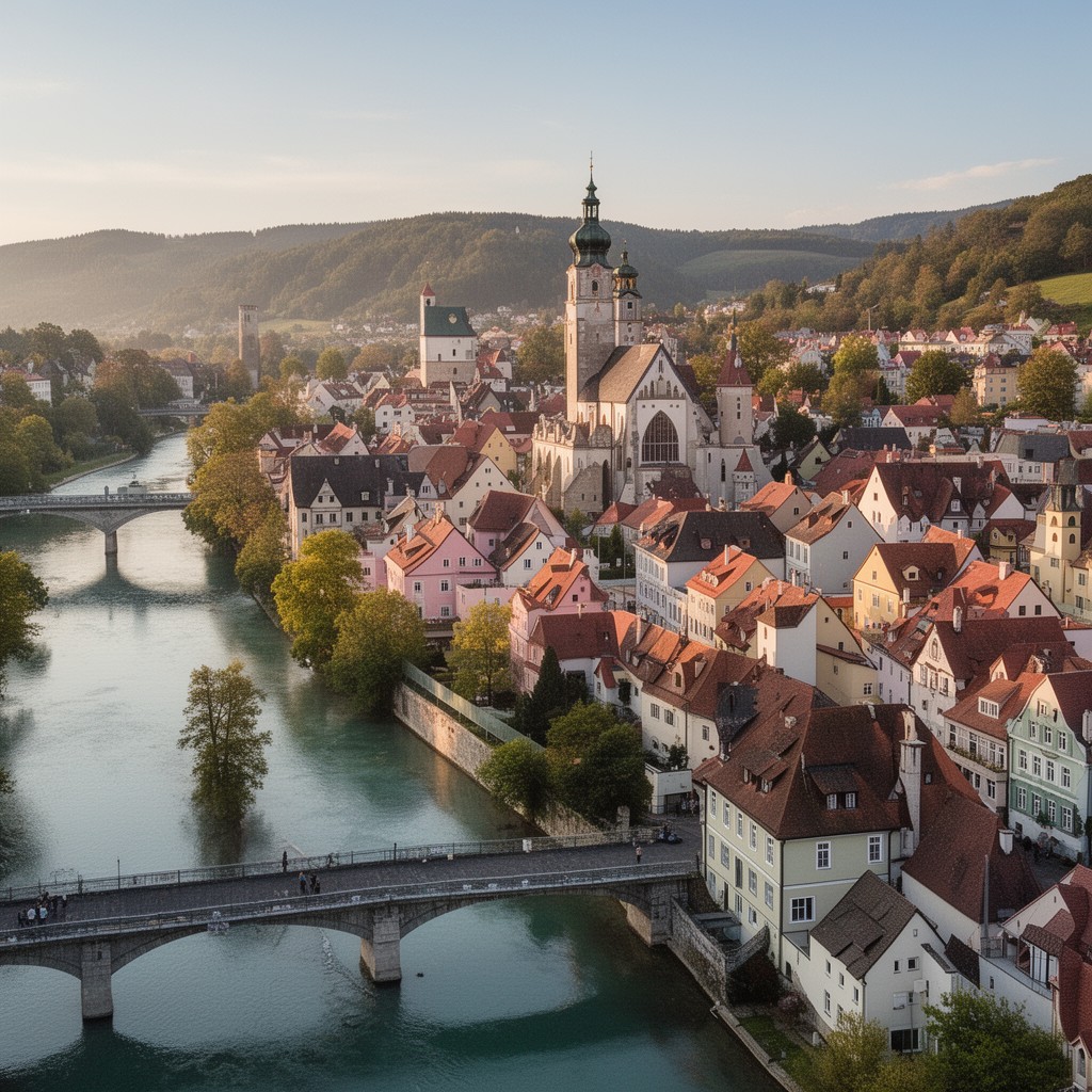 AI-generated illustration of Landsberg am Lech
