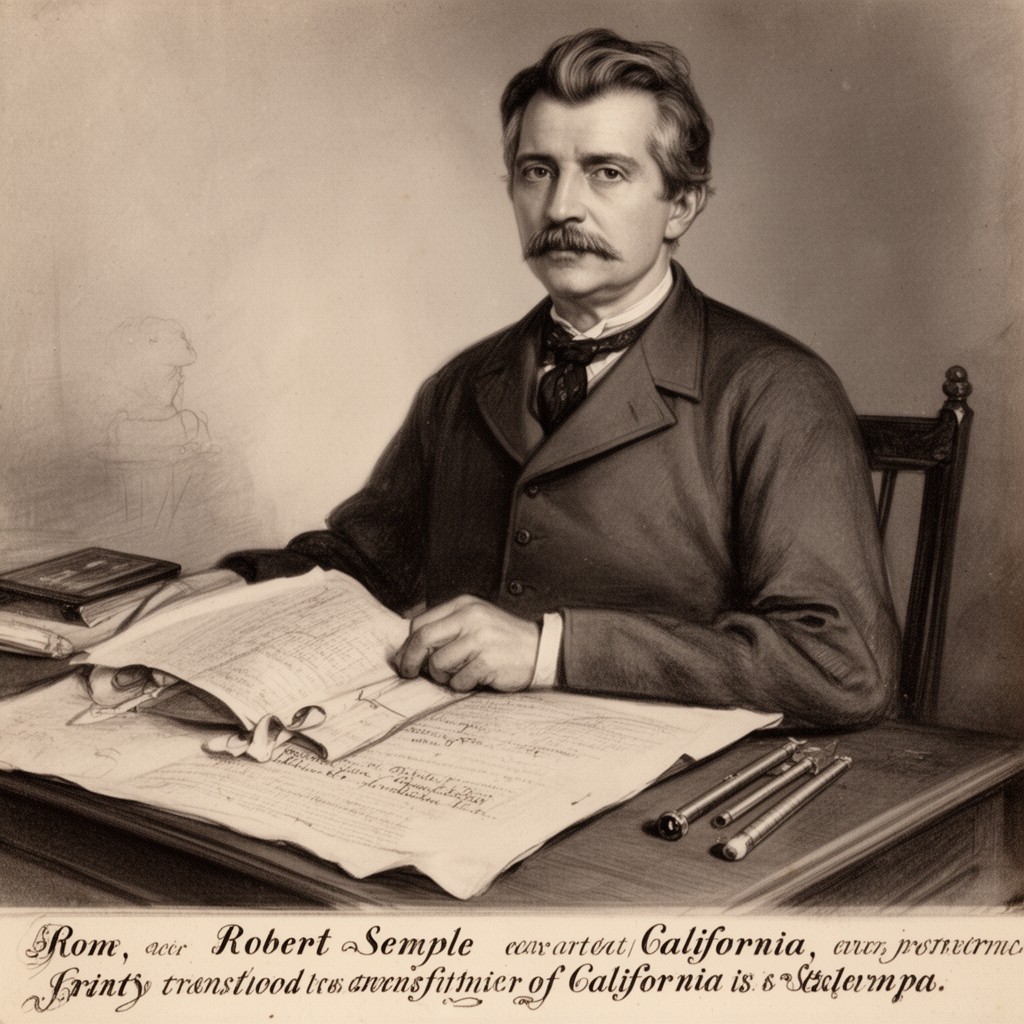 AI-generated illustration of Robert Semple