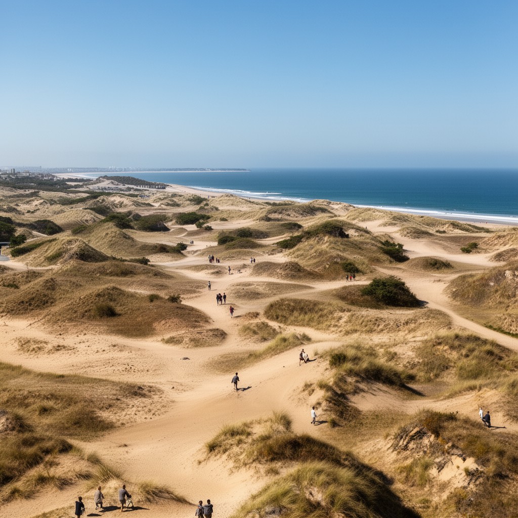 AI-generated illustration of Bloemendaal