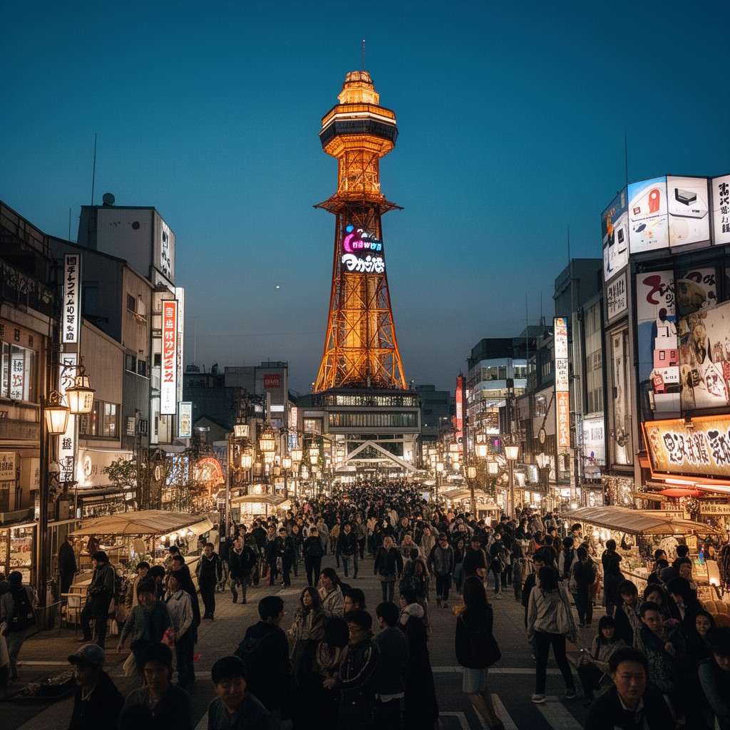 AI-generated illustration of Naniwa-ku