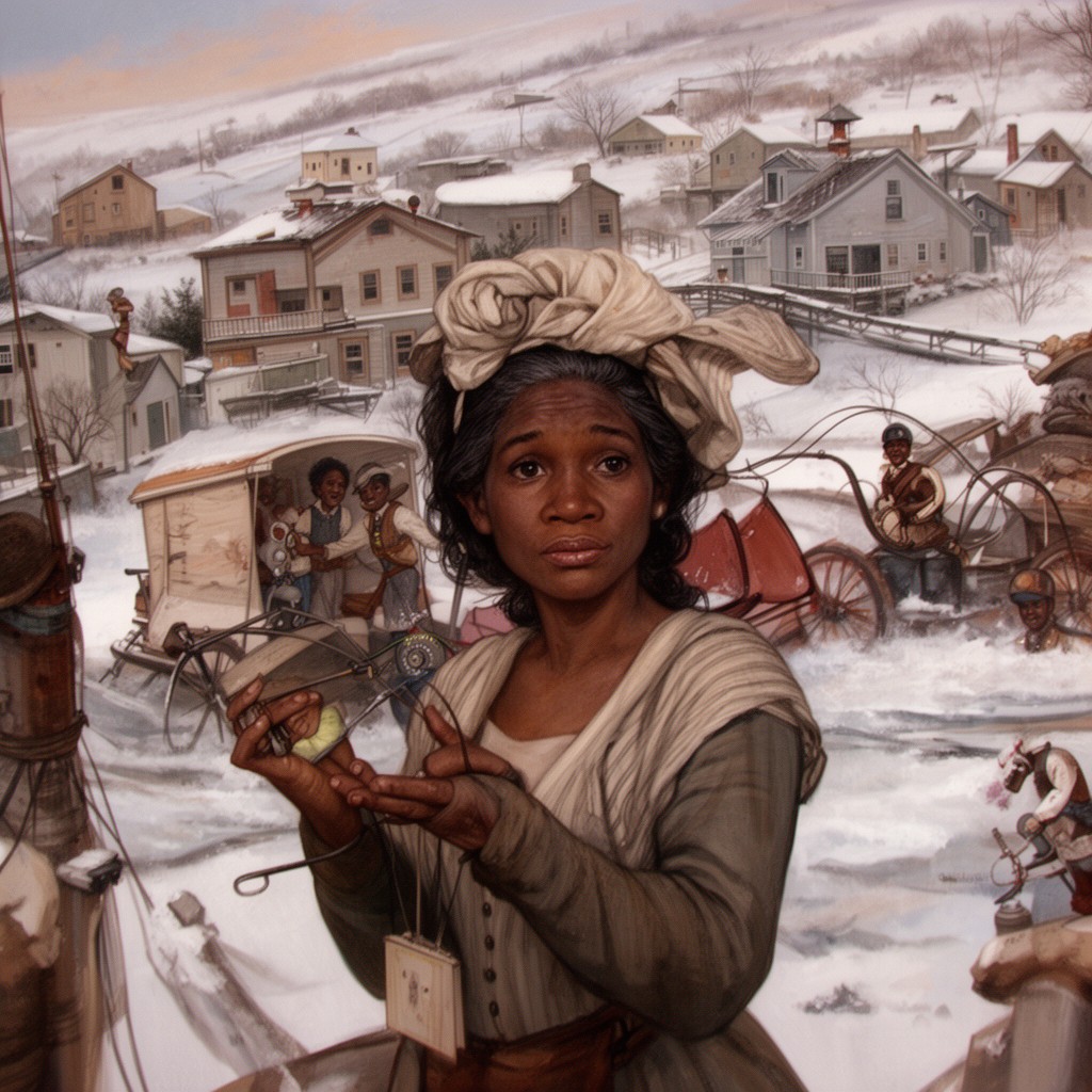 AI-generated illustration of Eliza Harris
