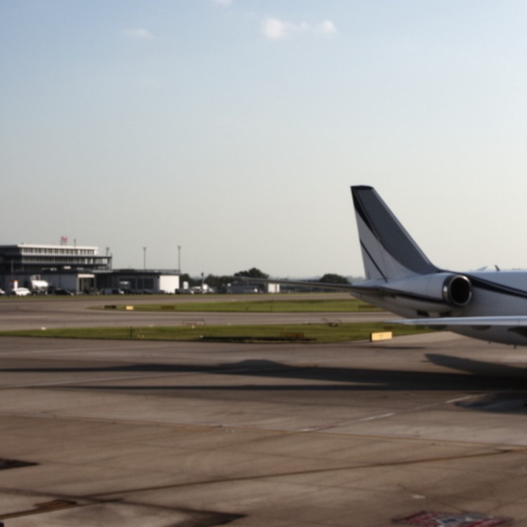 AI-generated illustration of Dallas Executive Airport