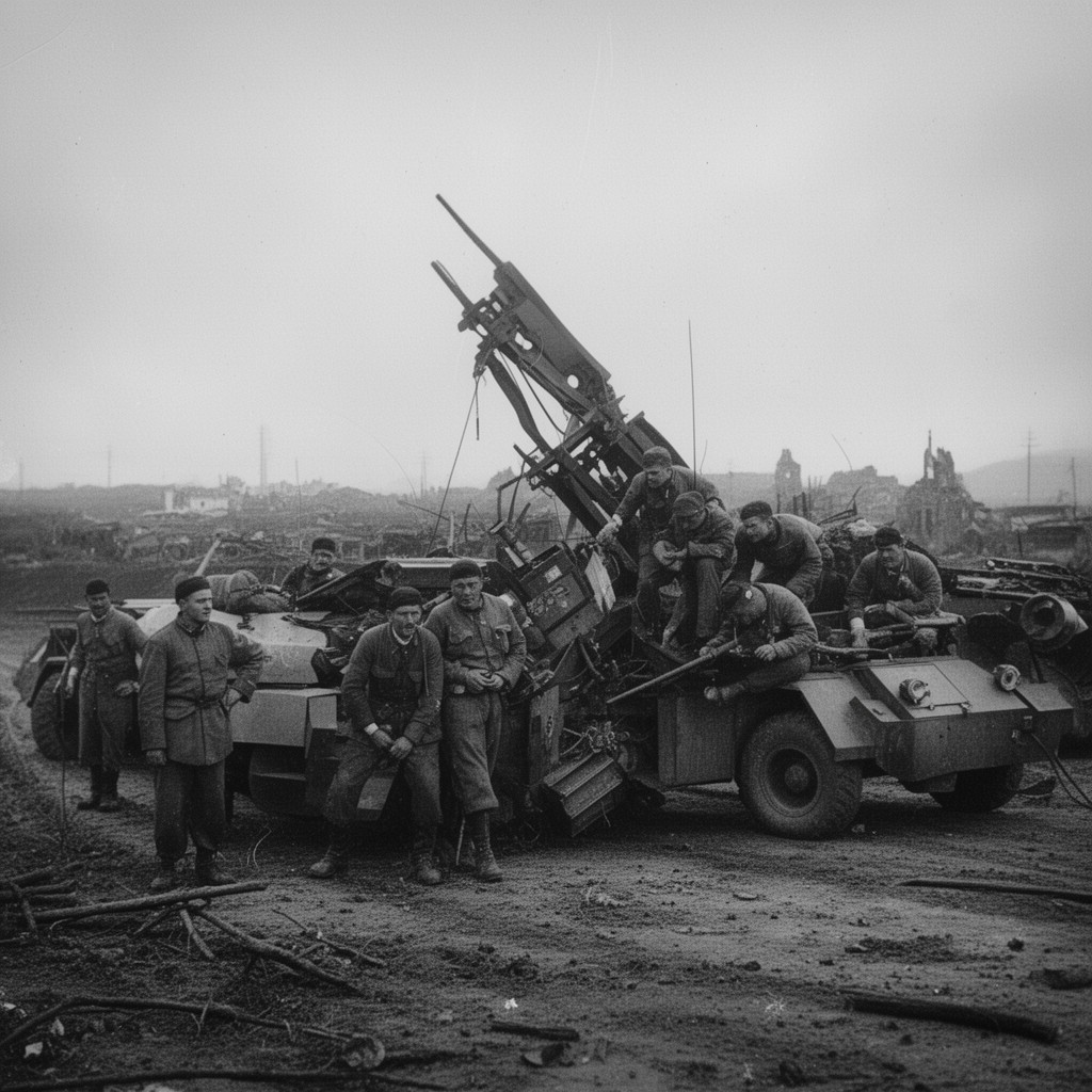 AI-generated illustration of GermanArmyGroupNorth