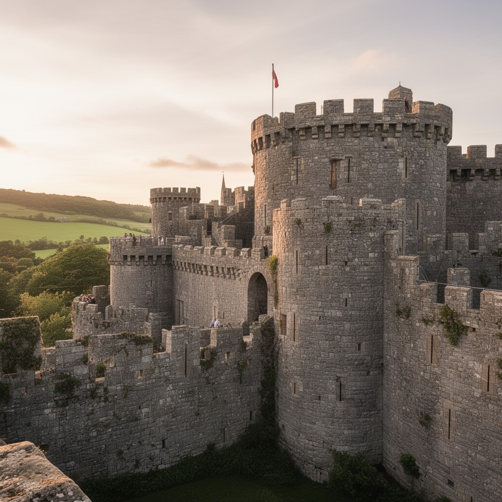AI-generated illustration of Pembroke Castle