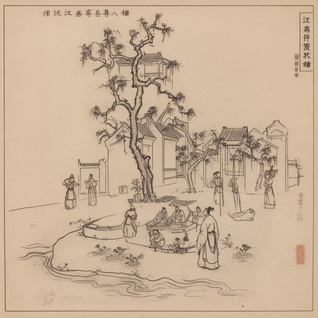 AI-generated illustration of Jianghuai Mandarin