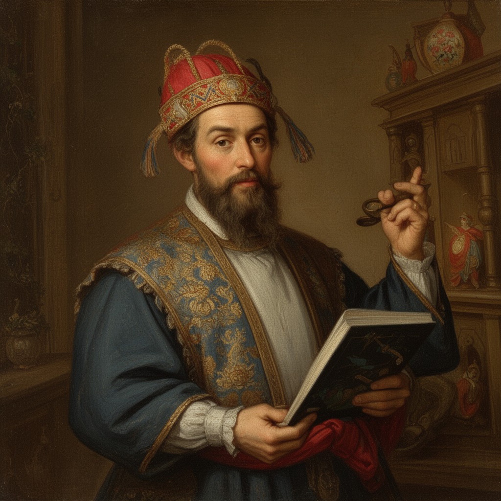 AI-generated illustration of Marco Polo