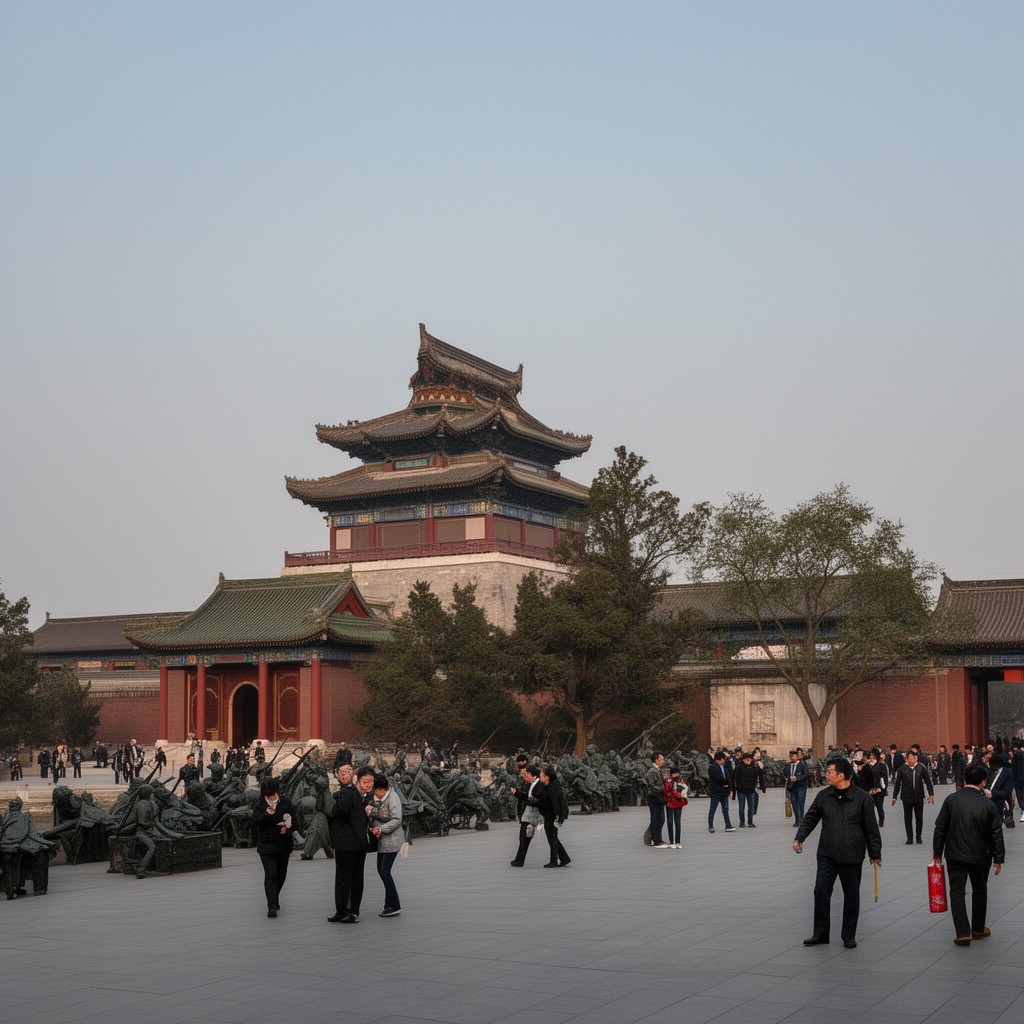 AI-generated illustration of Museum of the War of Chinese People's Resistance Against Japanese Aggression