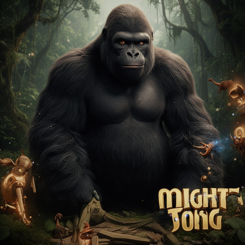 AI-generated illustration of Mighty Joe Young
