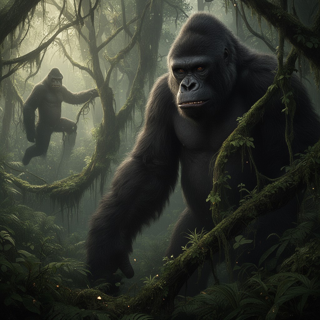 AI-generated illustration of King Kong novels