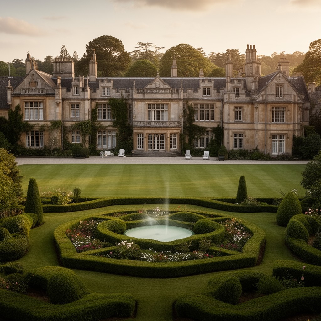 AI-generated illustration of Gosford Park