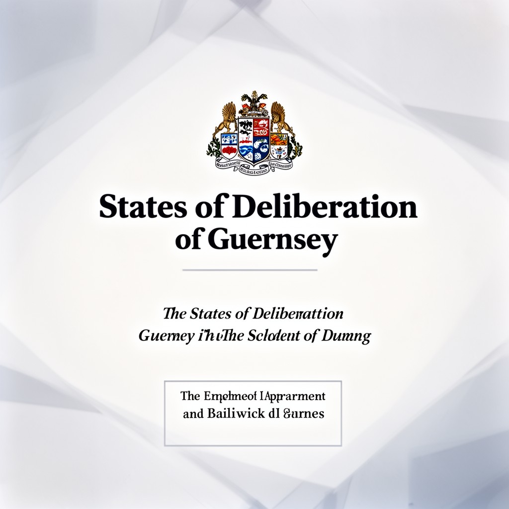 AI-generated illustration of States of Deliberation of Guernsey