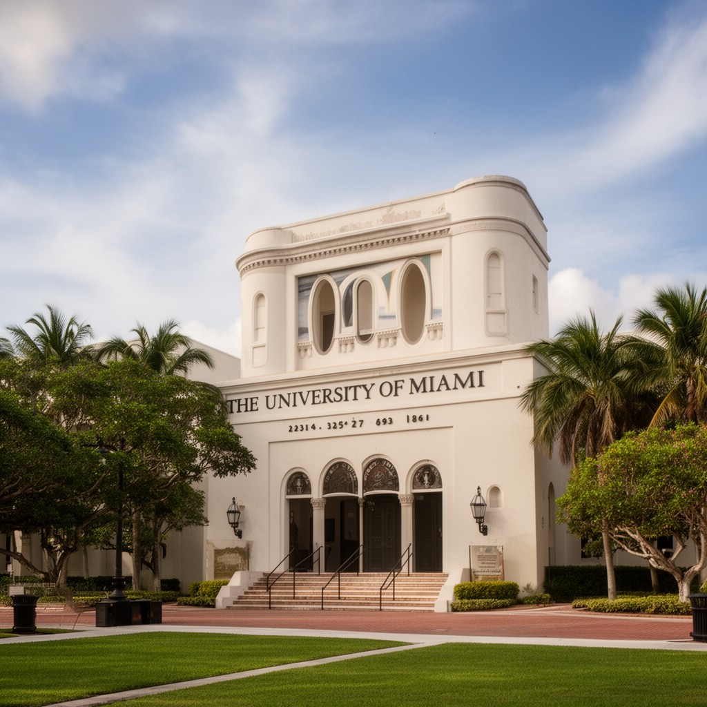AI-generated illustration of University of Miami