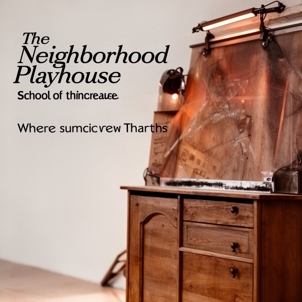 AI-generated illustration of The Neighborhood Playhouse School of the Theatre