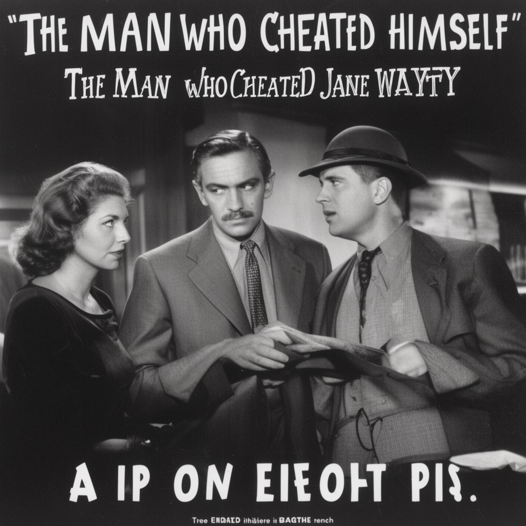 AI-generated illustration of The Man Who Cheated Himself