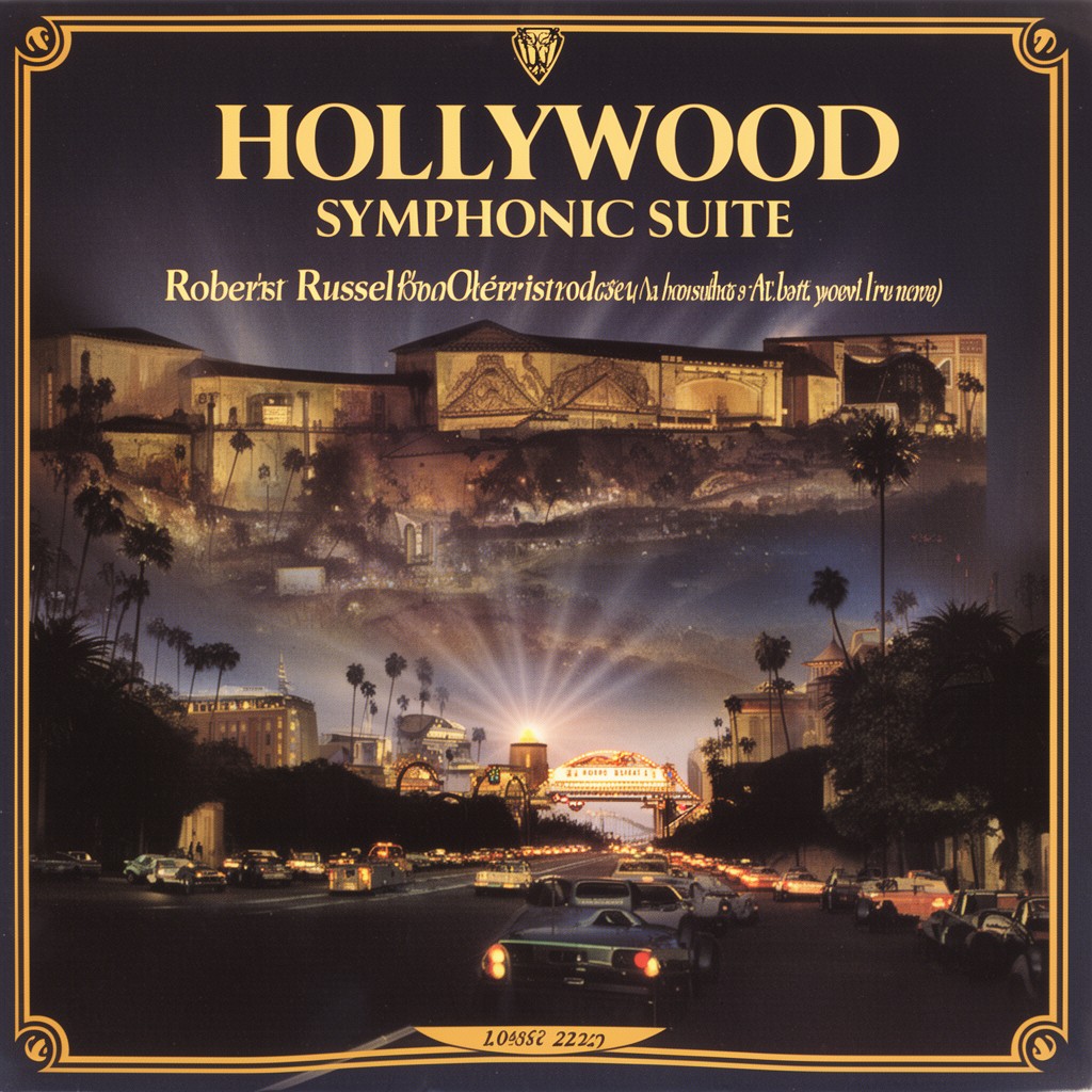 AI-generated illustration of Hollywood (symphonic suite)
