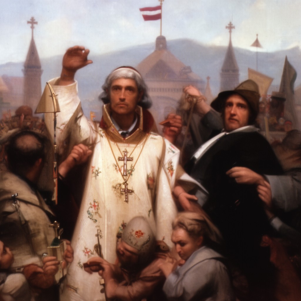 AI-generated illustration of Archbishop of Santiago