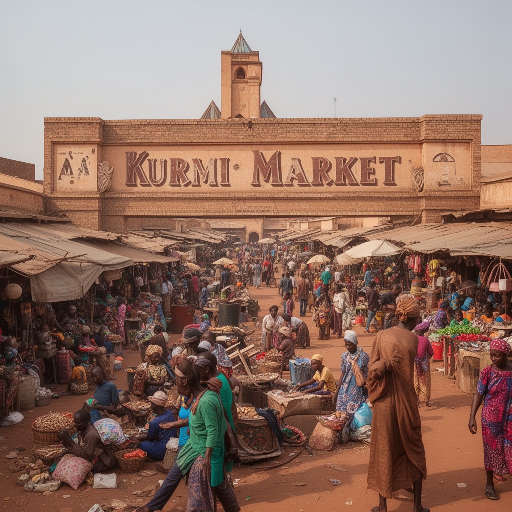 AI-generated illustration of Kurmi Market