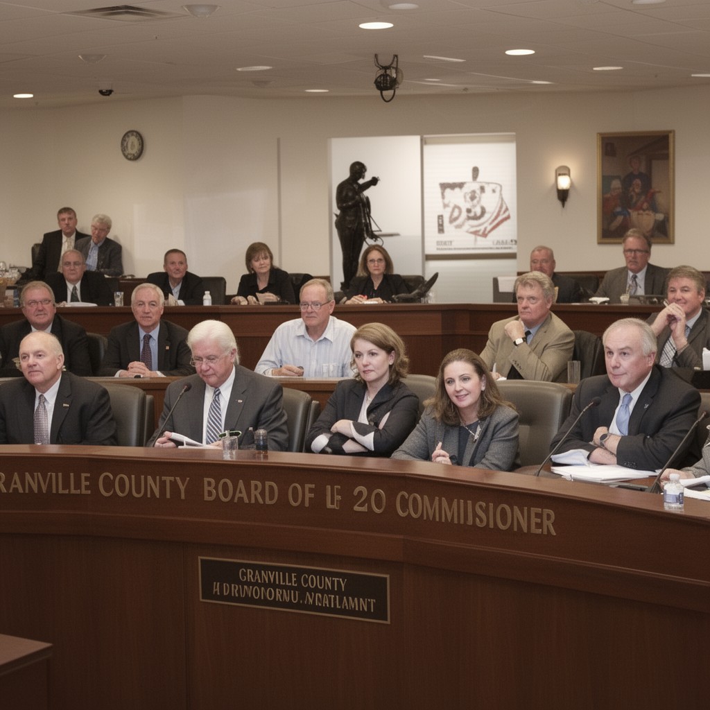 AI-generated illustration of Granville County Board of Commissioners