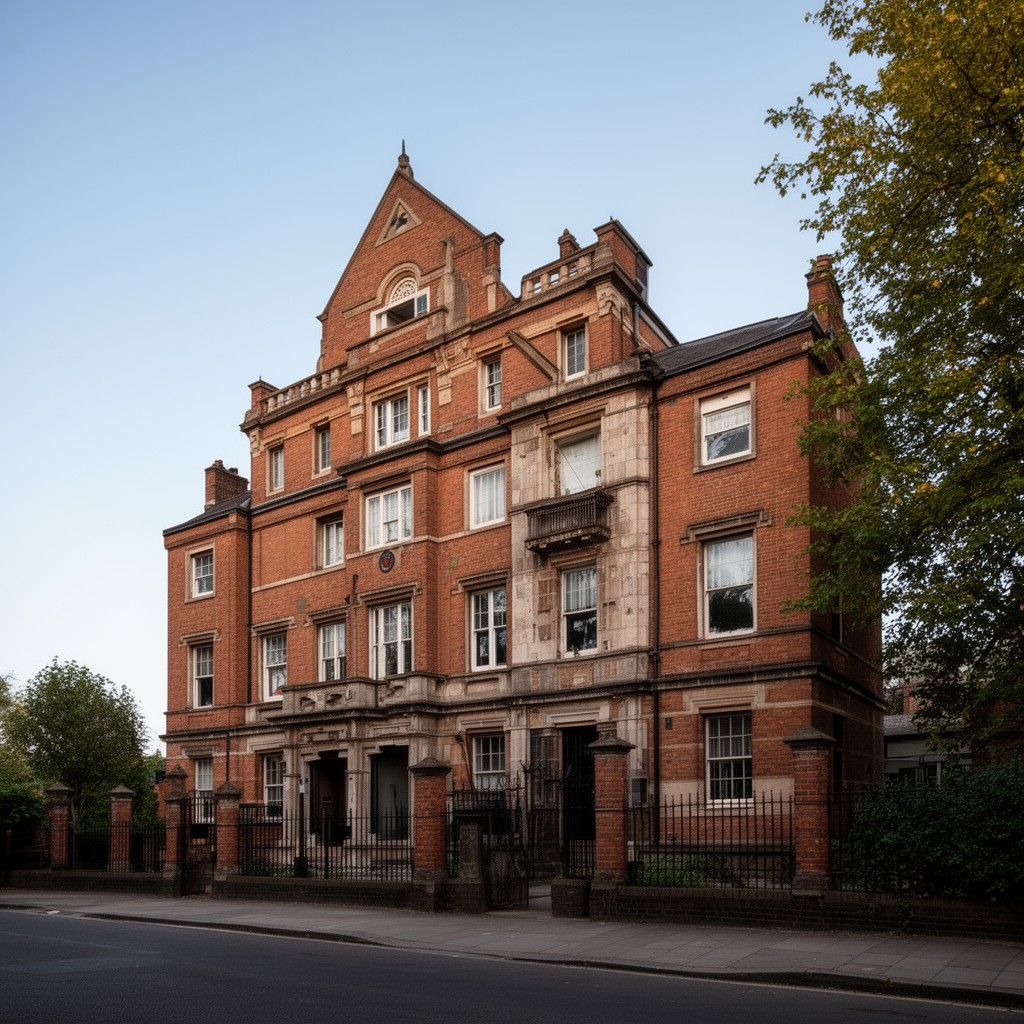 AI-generated illustration of Brentford County Court (former)