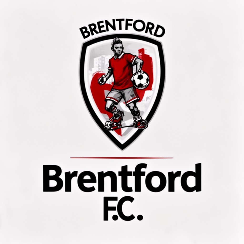 AI-generated illustration of Brentford F.C.