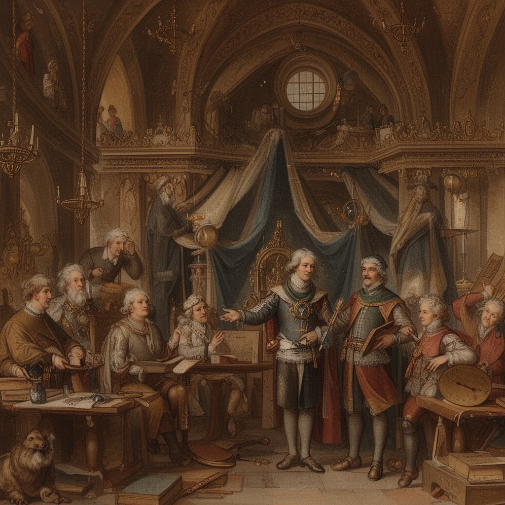 AI-generated illustration of College of Princes