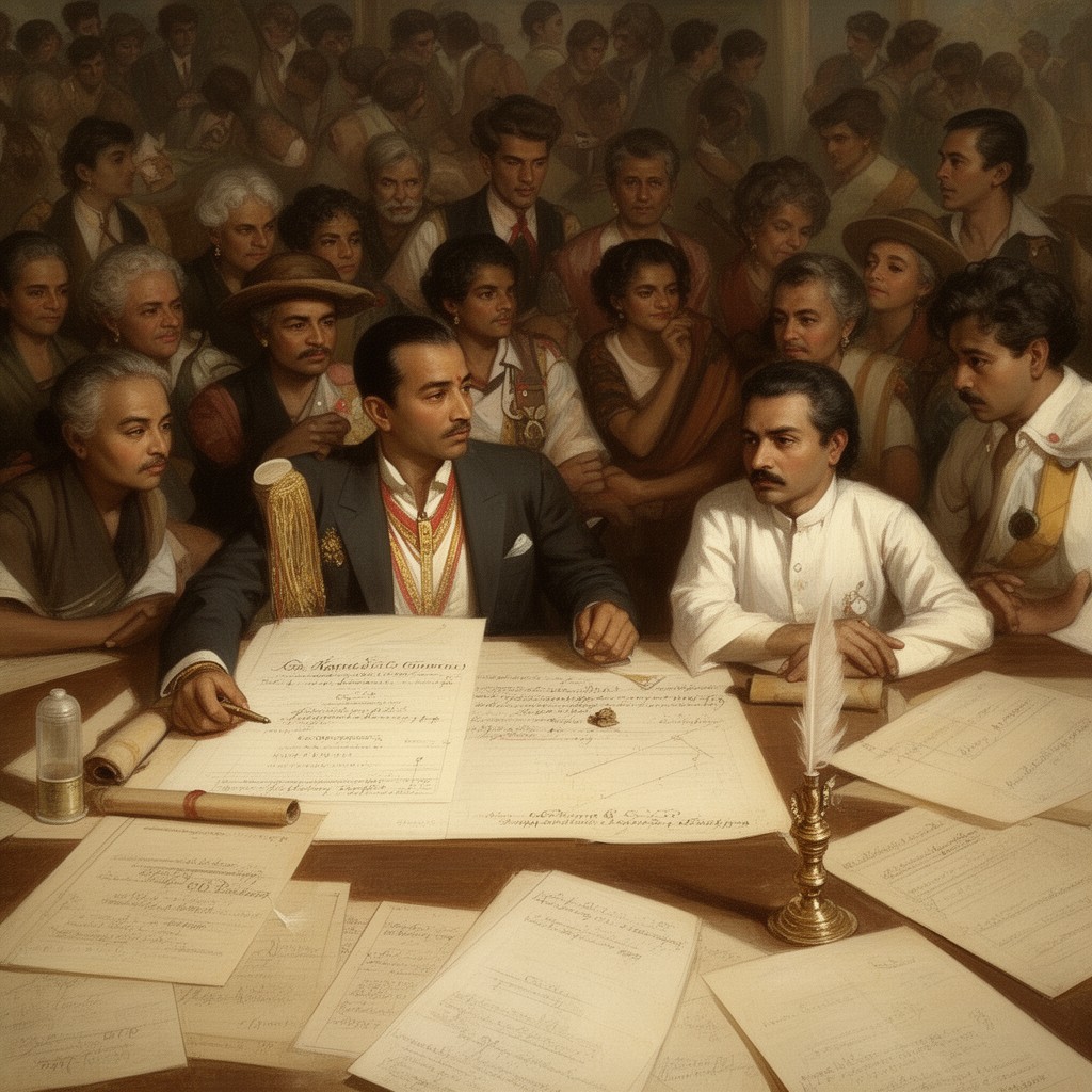 AI-generated illustration of Kandyan Convention