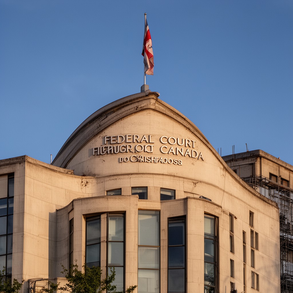 AI-generated illustration of Federal Court of Canada