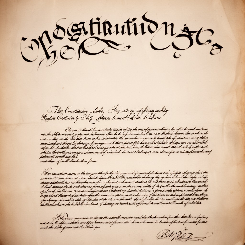 AI-generated illustration of Constitution Act, 1867