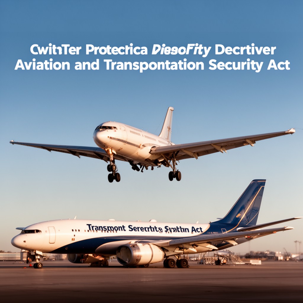 AI-generated illustration of Aviation and Transportation Security Act