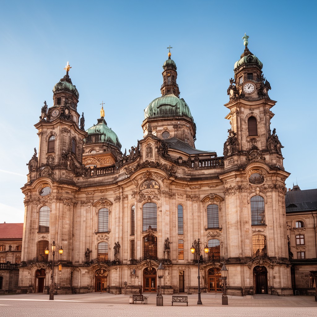 AI-generated illustration of Basilica of the Fourteen Holy Helpers