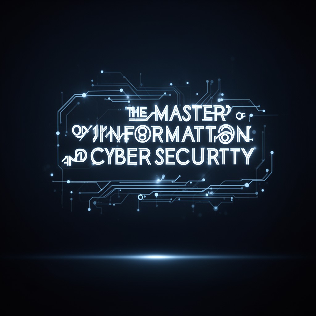AI-generated illustration of Master of Information and Cybersecurity