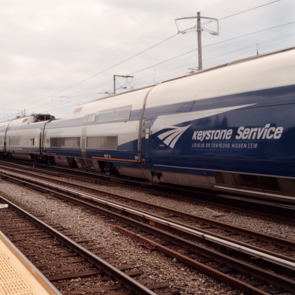 AI-generated illustration of Keystone Service (select trains)