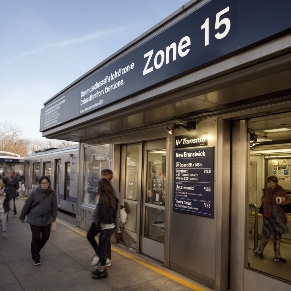 AI-generated illustration of Zone 15 (NJ Transit)
