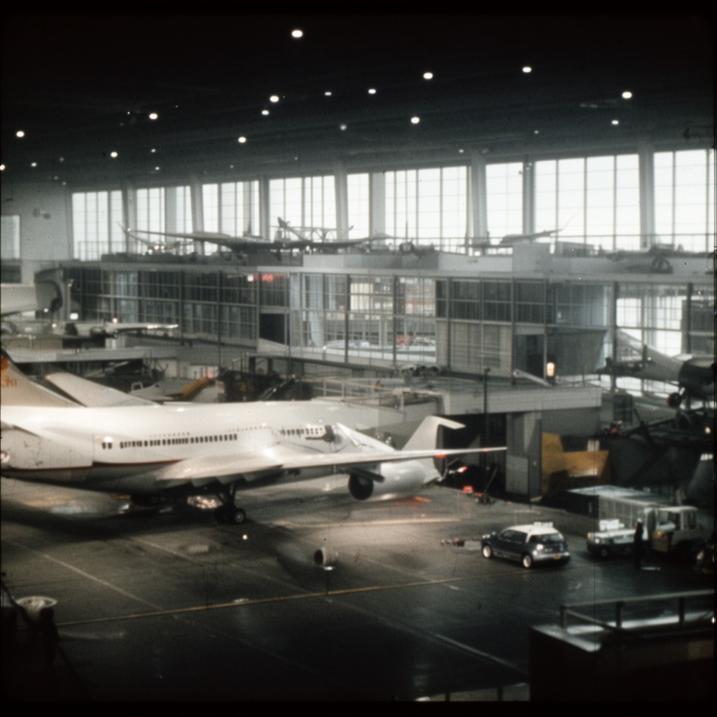 AI-generated illustration of Airport (film score)