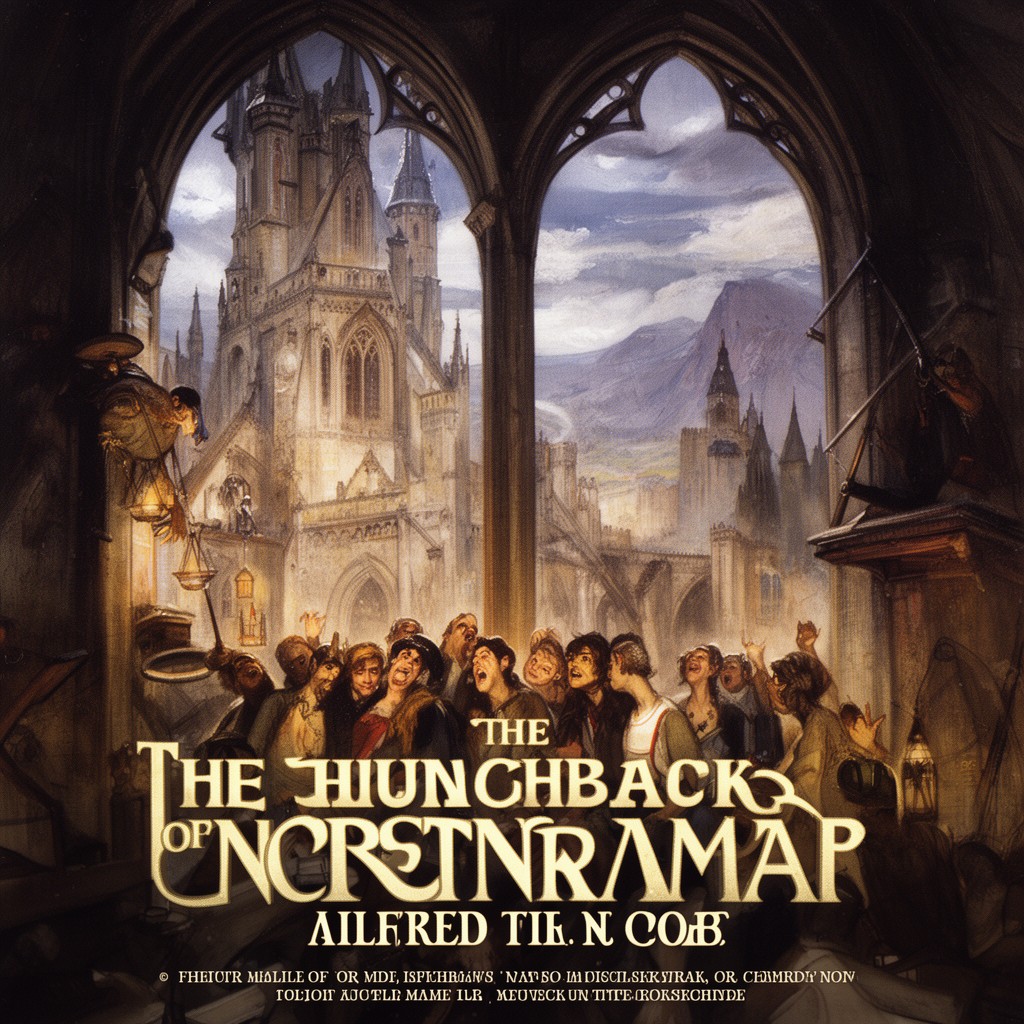 AI-generated illustration of The Hunchback of Notre Dame (1939 film score)