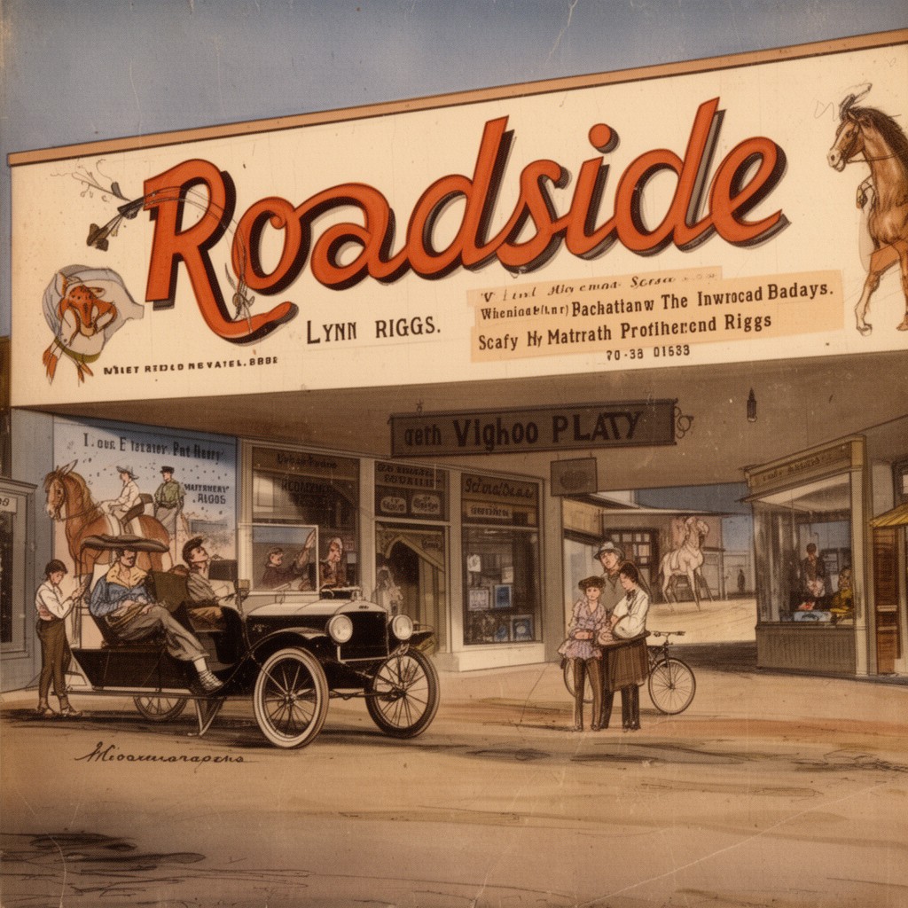 AI-generated illustration of Roadside