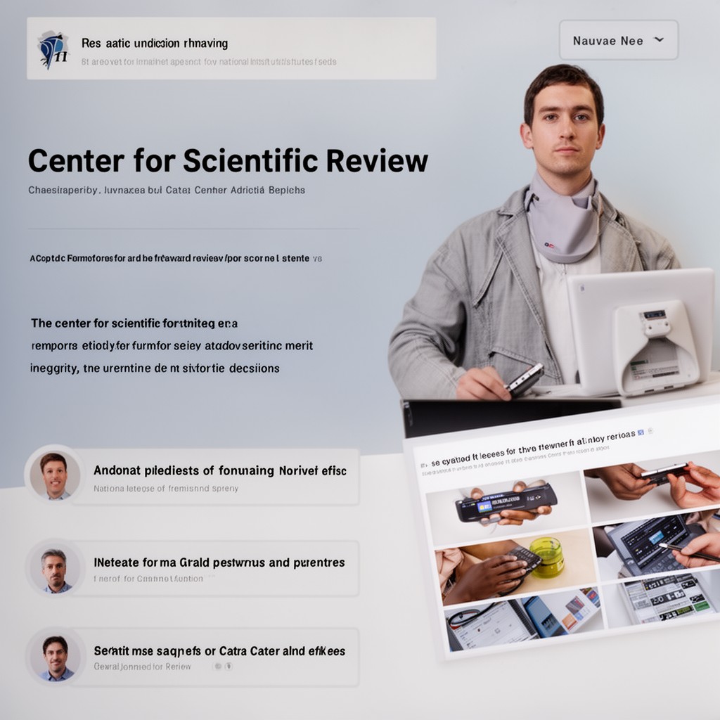 AI-generated illustration of Center for Scientific Review
