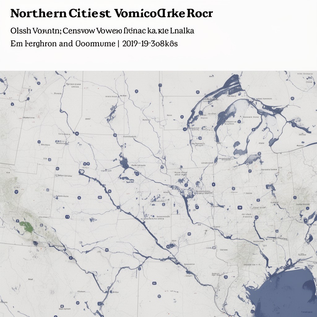 AI-generated illustration of Northern Cities Vowel Shift region English
