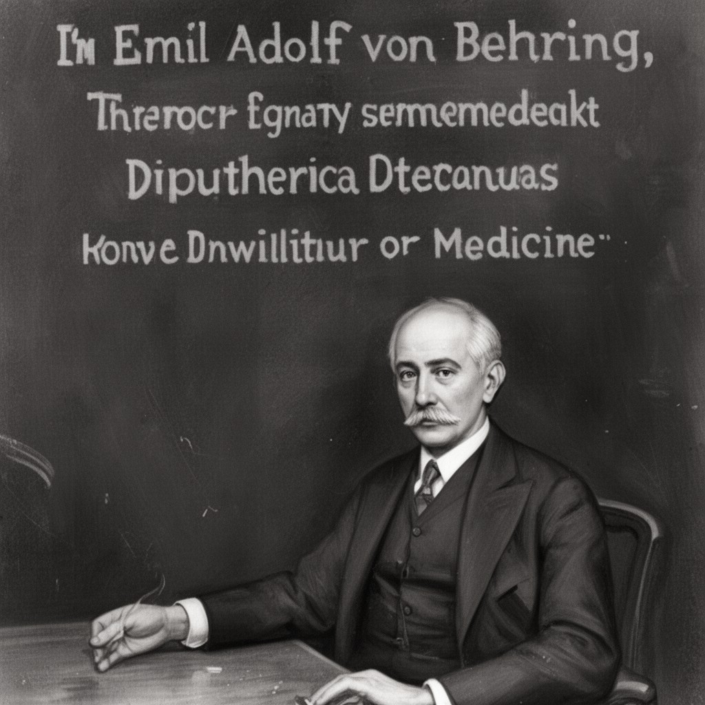 AI-generated illustration of Emil Adolf von Behring