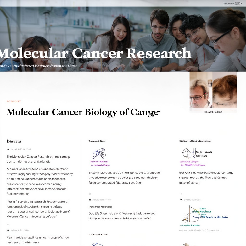 AI-generated illustration of Molecular Cancer Research