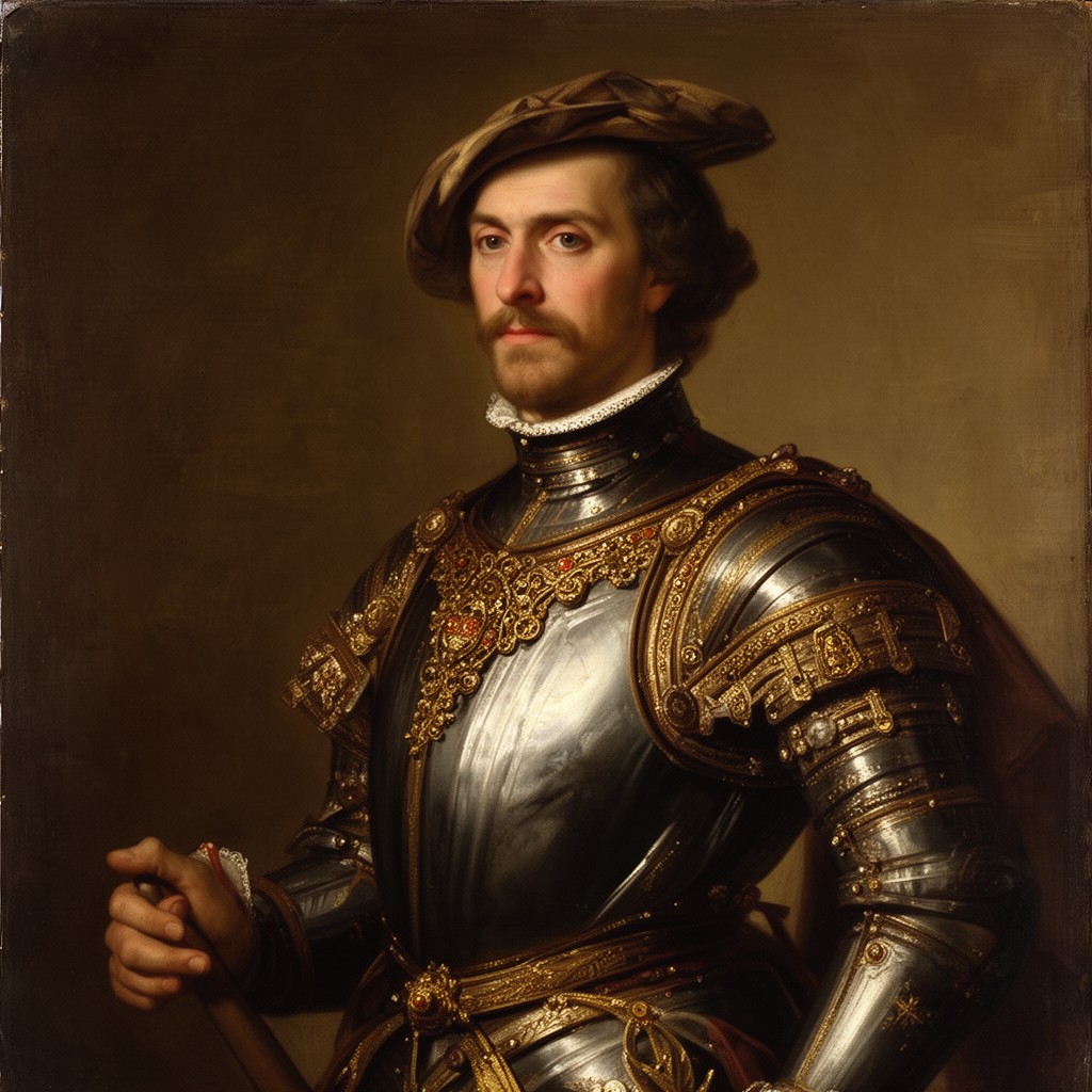 AI-generated illustration of Prospero Colonna
