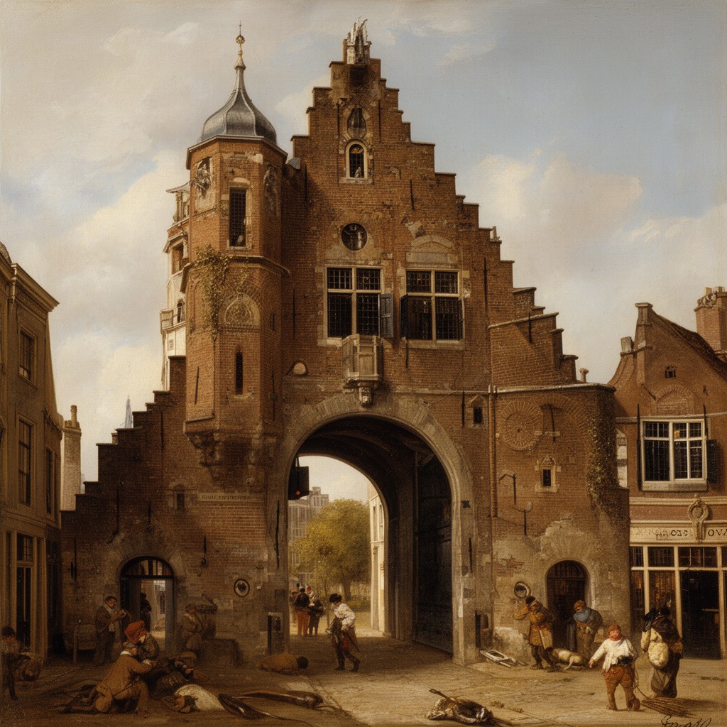 AI-generated illustration of Rotterdam Gate