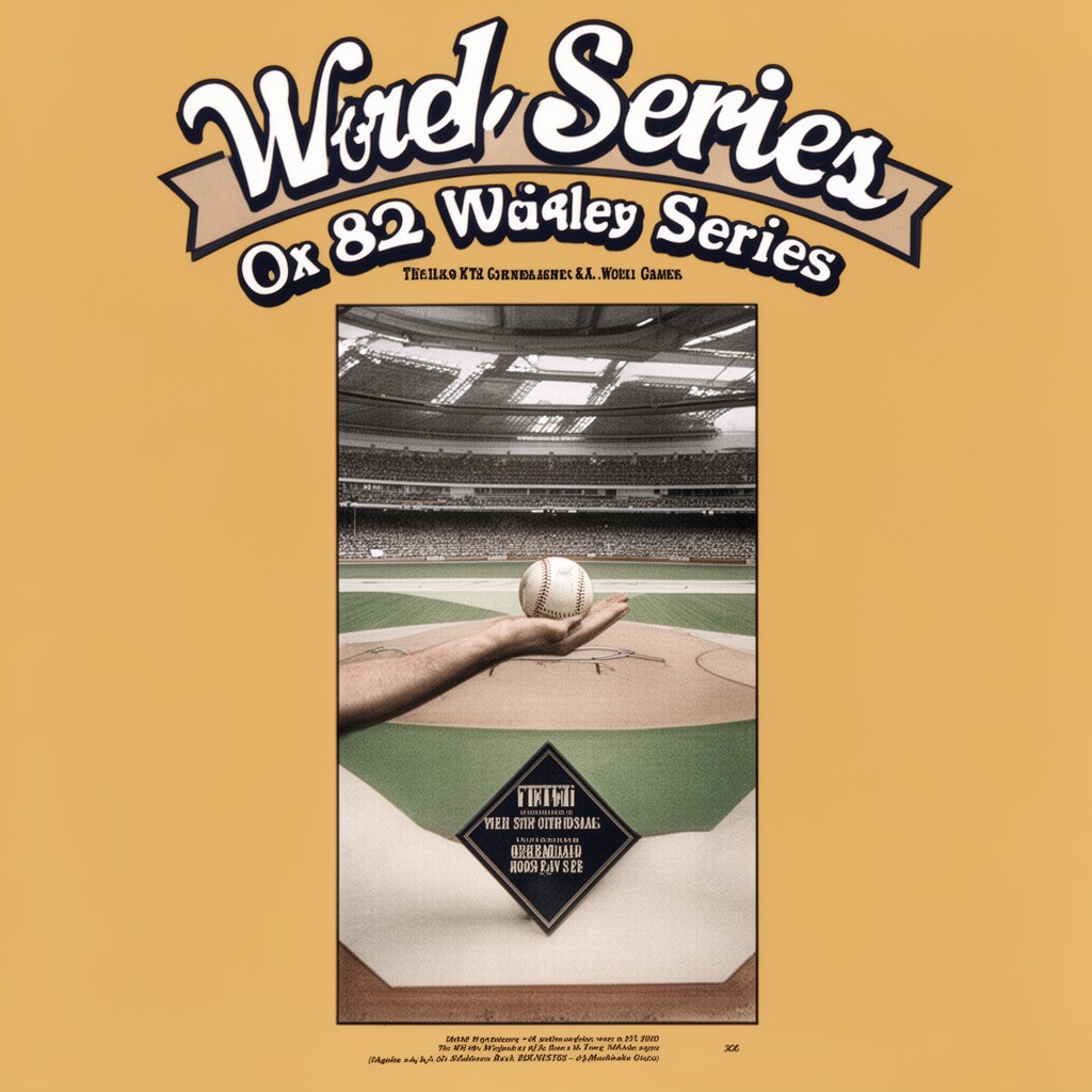 AI-generated illustration of 1982 World Series