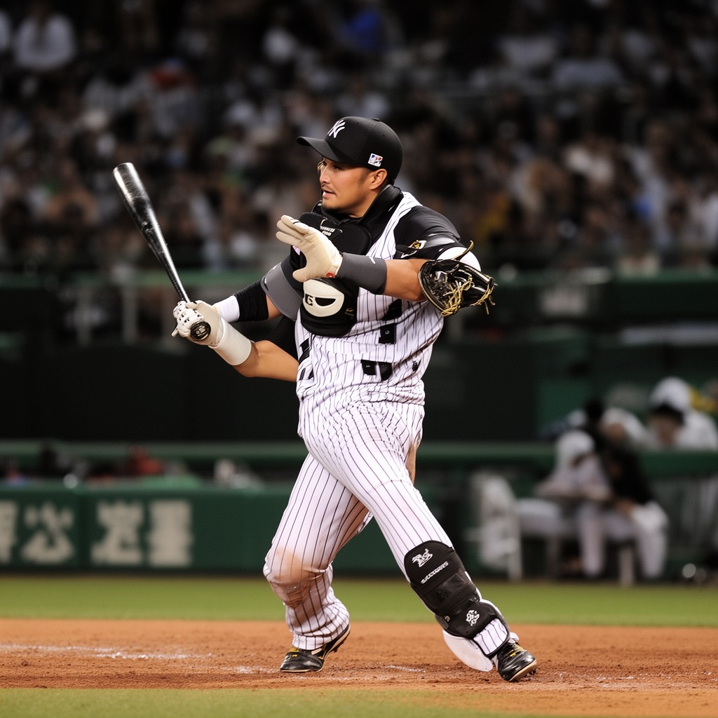 AI-generated illustration of Hideki Matsui