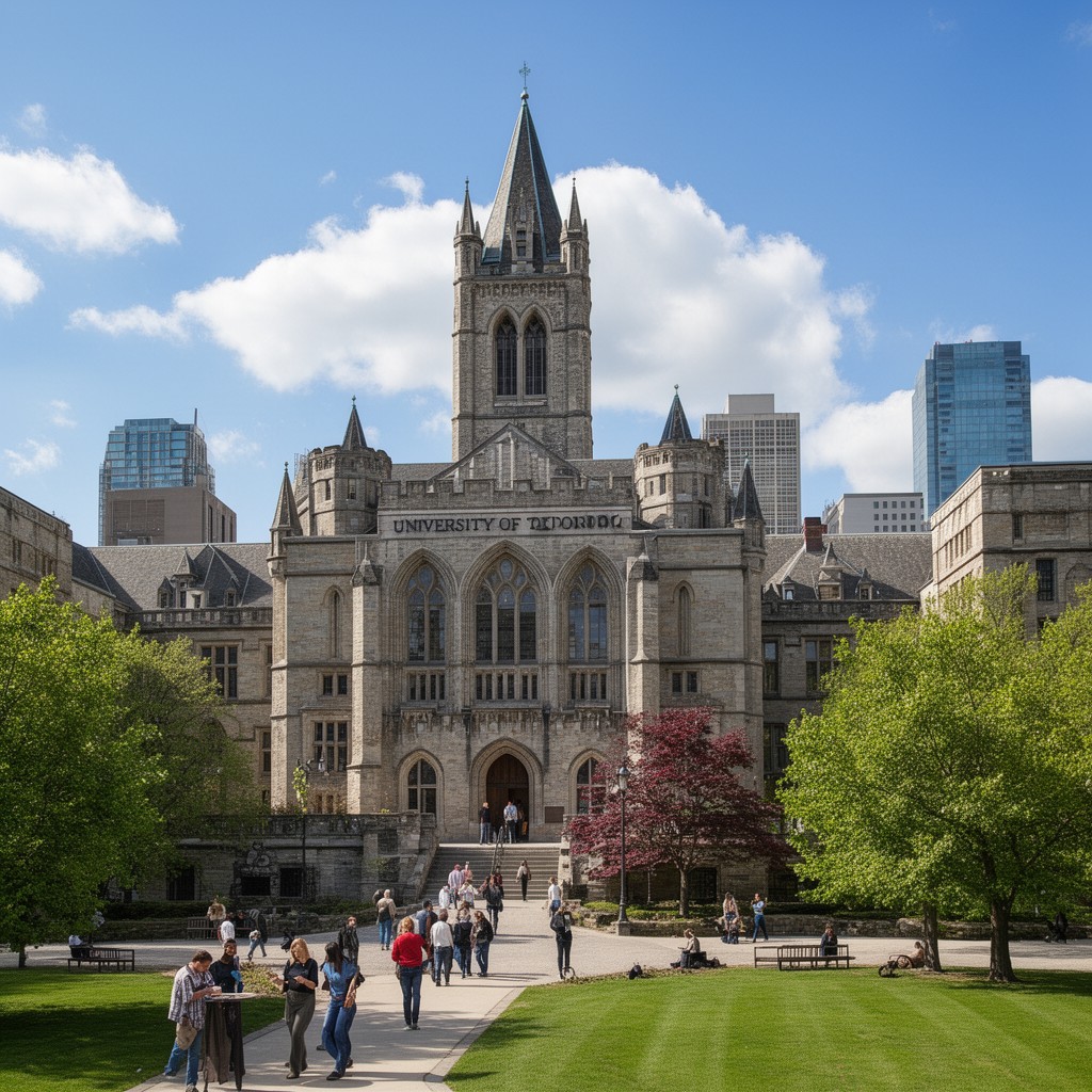 AI-generated illustration of University of Toronto