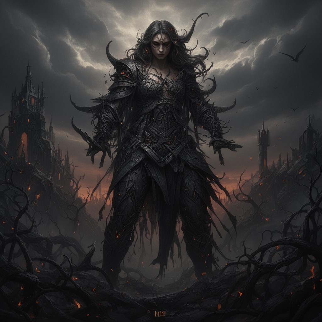 AI-generated illustration of Dark Fantasy