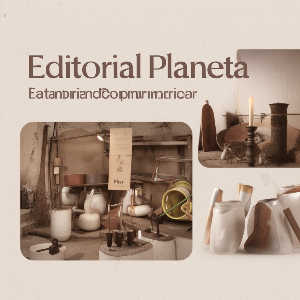 AI-generated illustration of Editorial Planeta